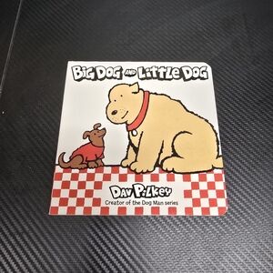 3/$15 big dog and little dog board book by David pilker creator of dog man